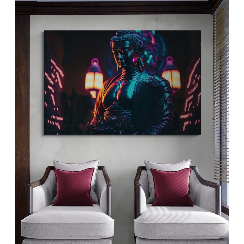 TAYRONA STORE - Cuadro En Lienzo Para La Sala Budda 173 100x70cm