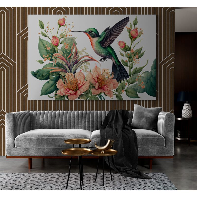 TAYRONA STORE - Cuadro En Lienzo Para La Sala Colibri 115 50x35cm