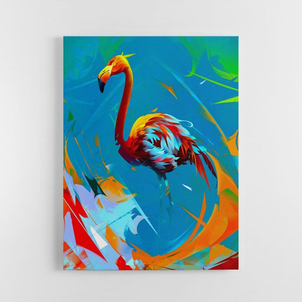 TAYRONA STORE - Cuadro En Lienzo Para La Sala Flor Con Ojos 120x160cm