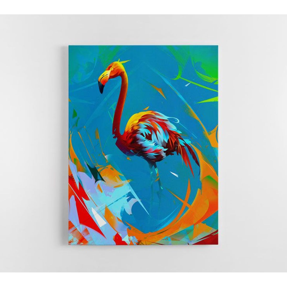 TAYRONA STORE - Cuadro En Lienzo Para La Sala Flor Con Ojos 120x160cm