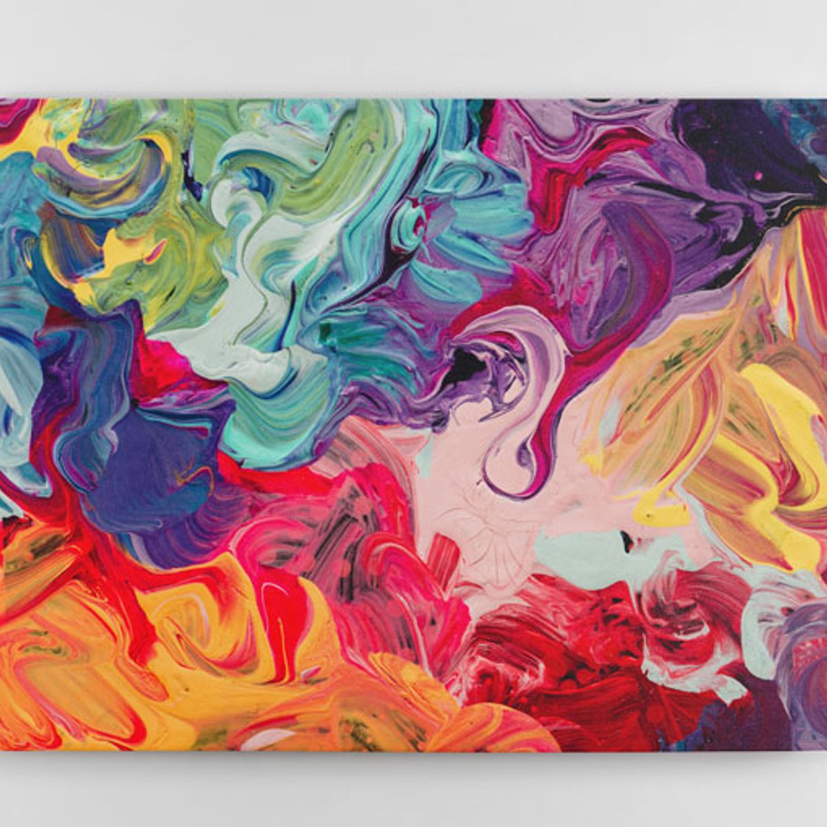 TAYRONA STORE - Cuadro En Lienzo Para La Sala Pintura Abstracta 43 80x60cm