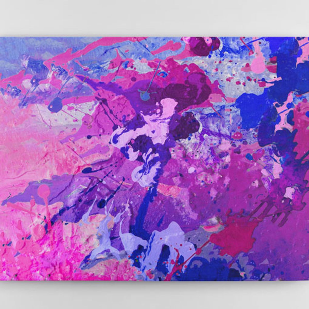 TAYRONA STORE - Cuadro En Lienzo Para La Sala Pintura Abstracta 55 80x60cm