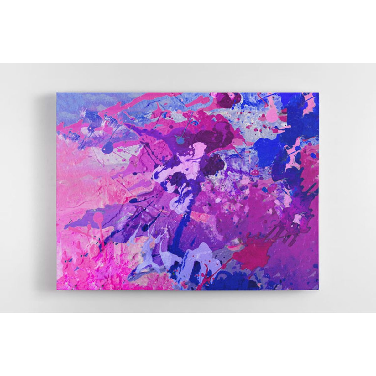 TAYRONA STORE - Cuadro En Lienzo Para La Sala Pintura Abstracta 55 80x60cm