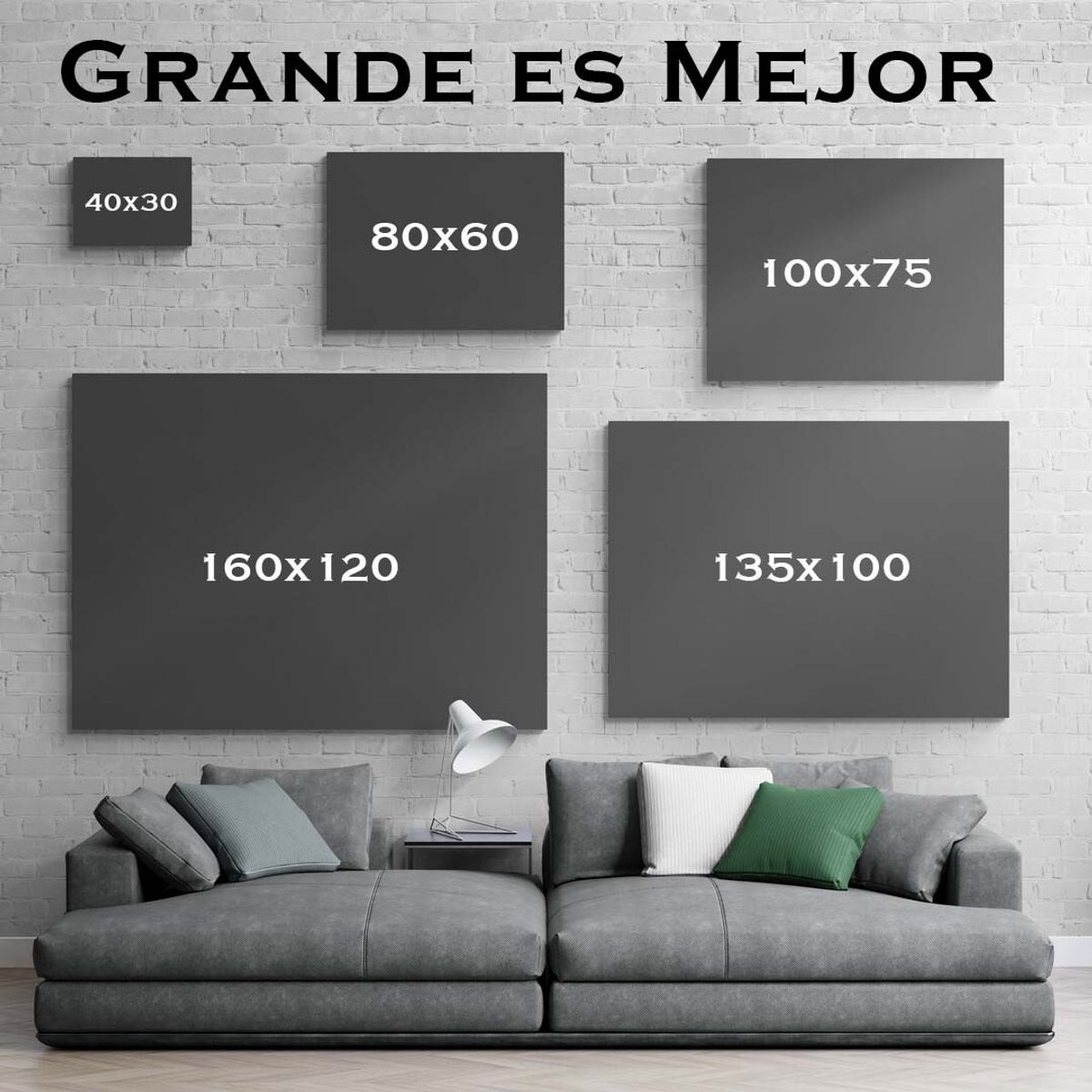 TAYRONA STORE - Cuadro En Lienzo Para La Sala Pintura Arboles 44 80x60cm