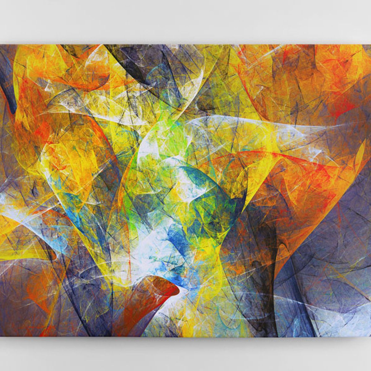 TAYRONA STORE - Cuadro En Lienzo Para La Sala Abstracto 242 100x80cm