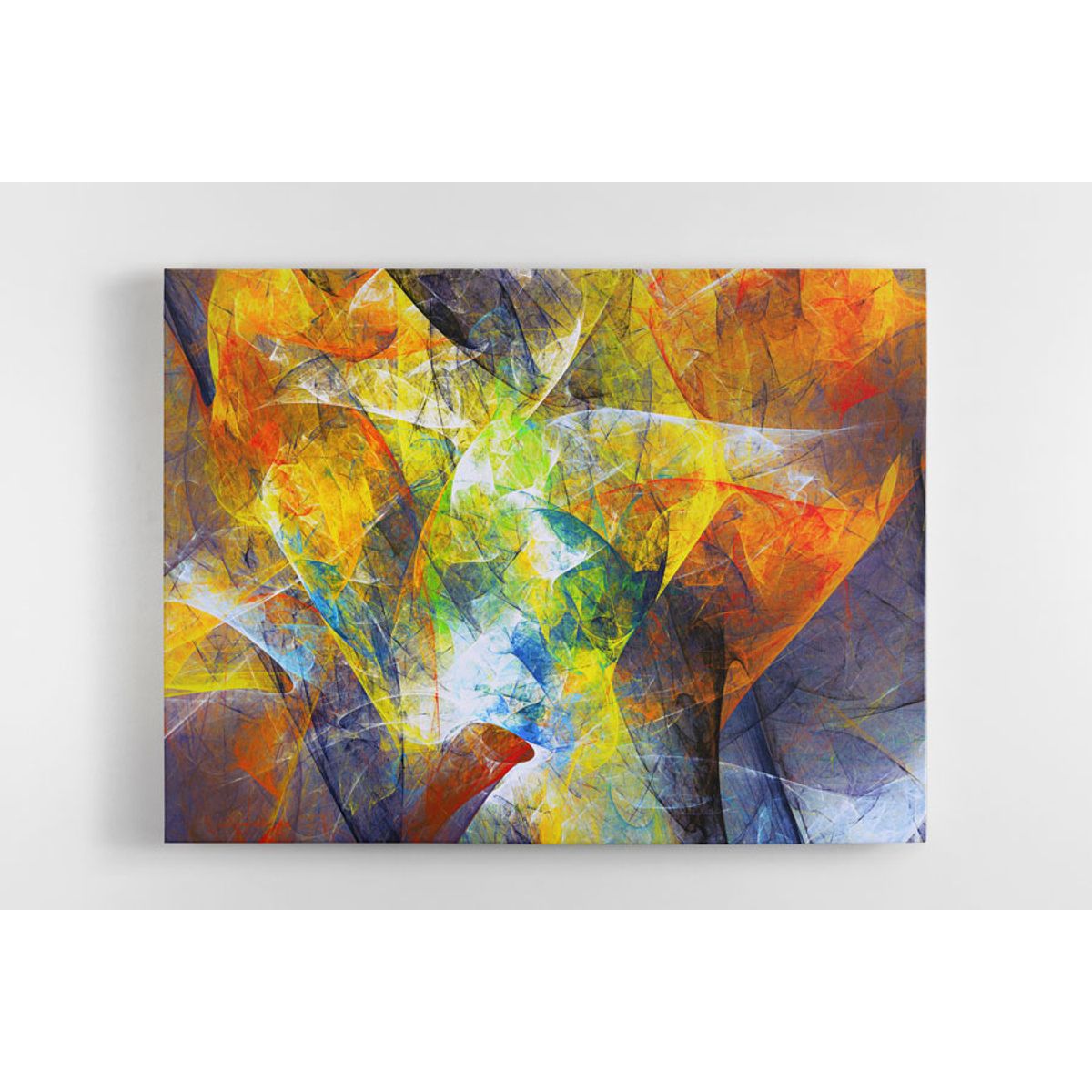 TAYRONA STORE - Cuadro En Lienzo Para La Sala Abstracto 242 100x80cm