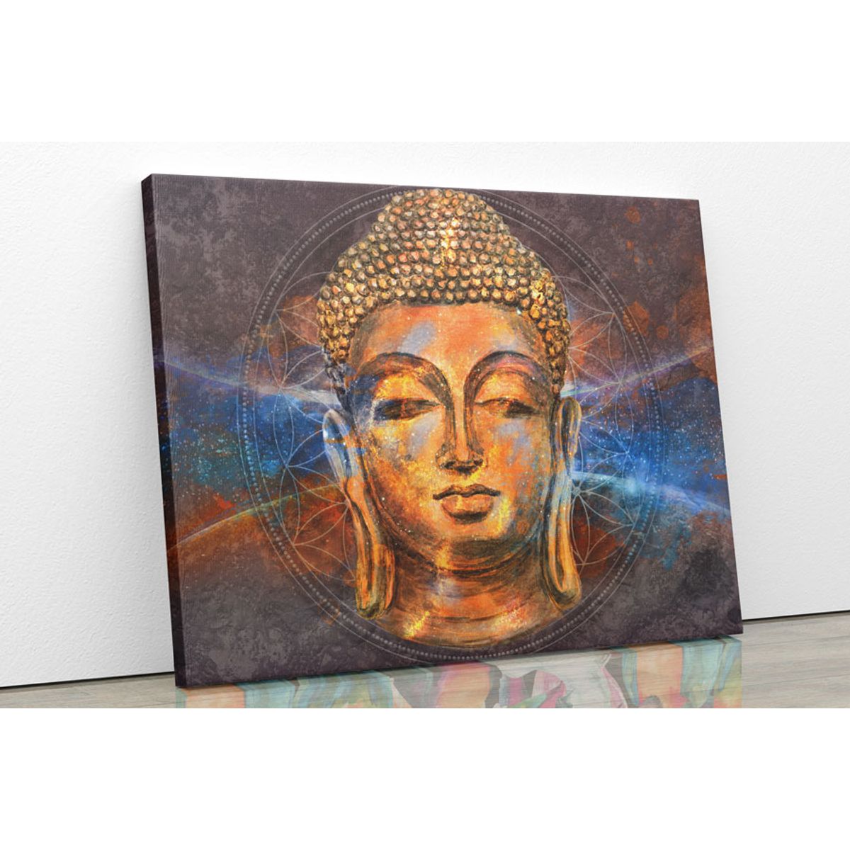 TAYRONA STORE - Cuadro En Lienzo Para La Sala Budda 50-01 100x80cm