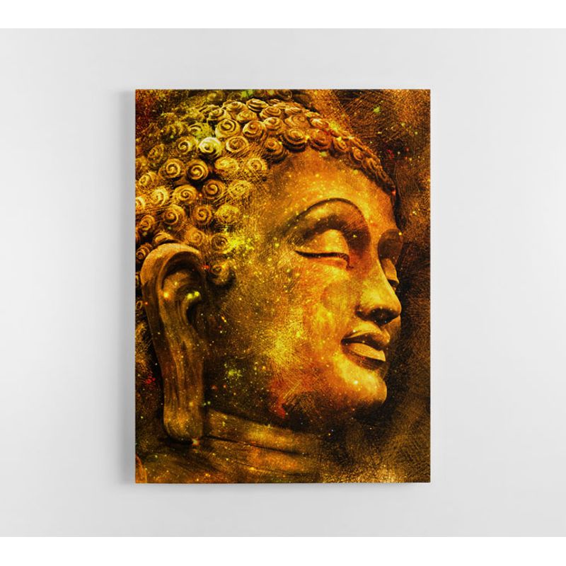 TAYRONA STORE - Cuadro En Lienzo Para La Sala Budda 52 75x100cm