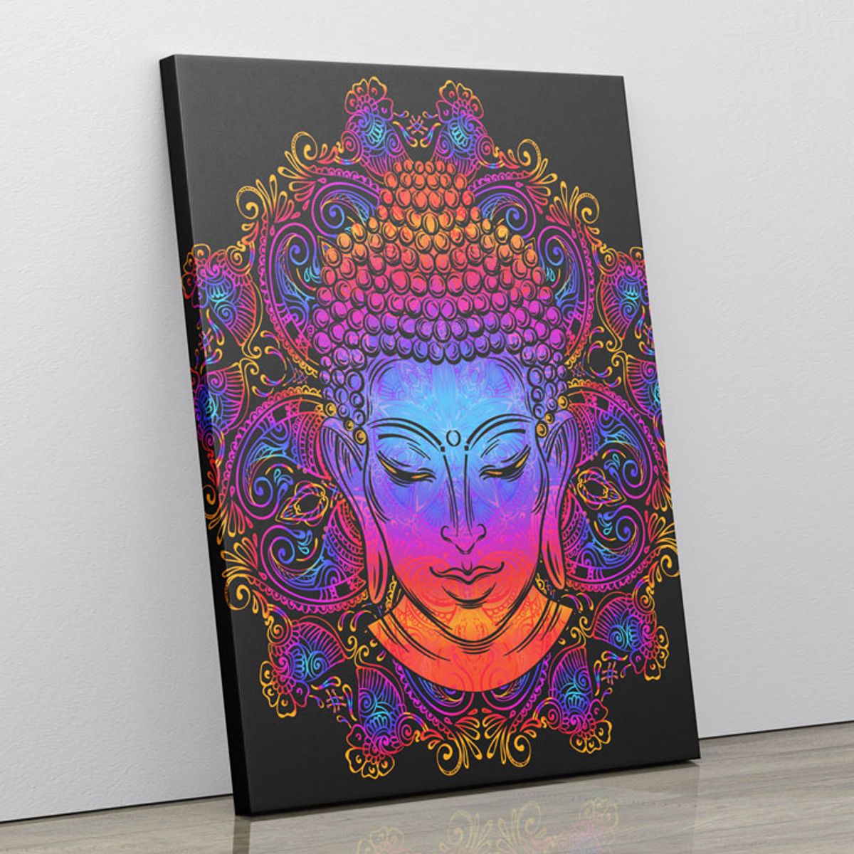 TAYRONA STORE - Cuadro En Lienzo Para La Sala Budda 60 60x80cm