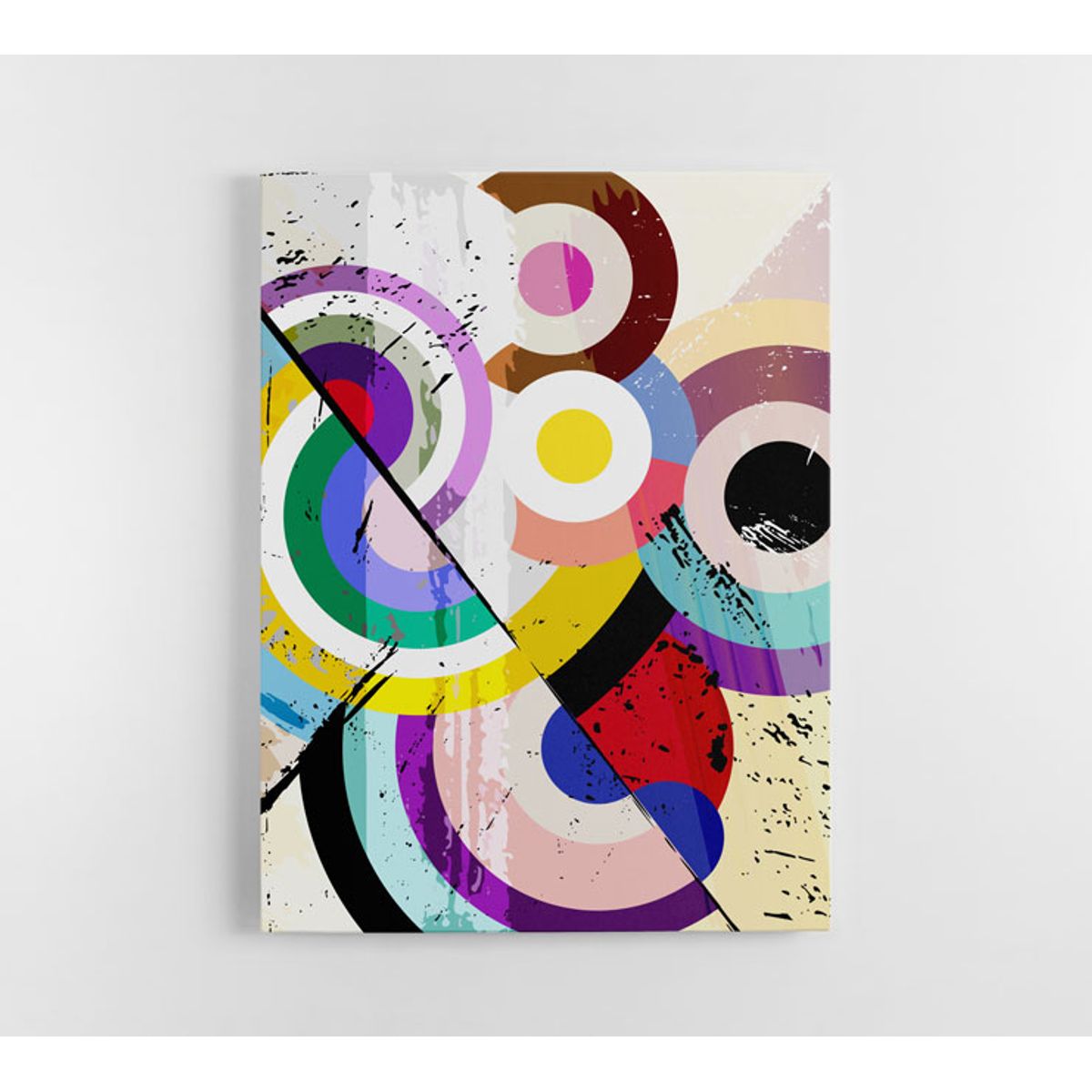 TAYRONA STORE - Cuadro En Lienzo Para La Sala Abstracto 098 30x40cm