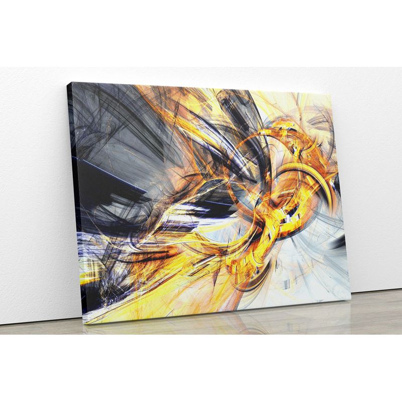 TAYRONA STORE - Cuadro En Lienzo Para La Sala Abstracto 148 75x60cm