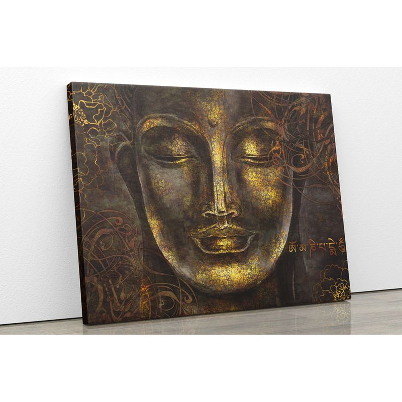 TAYRONA STORE - Cuadro En Lienzo Para La Sala Budda 53-1 75x60cm