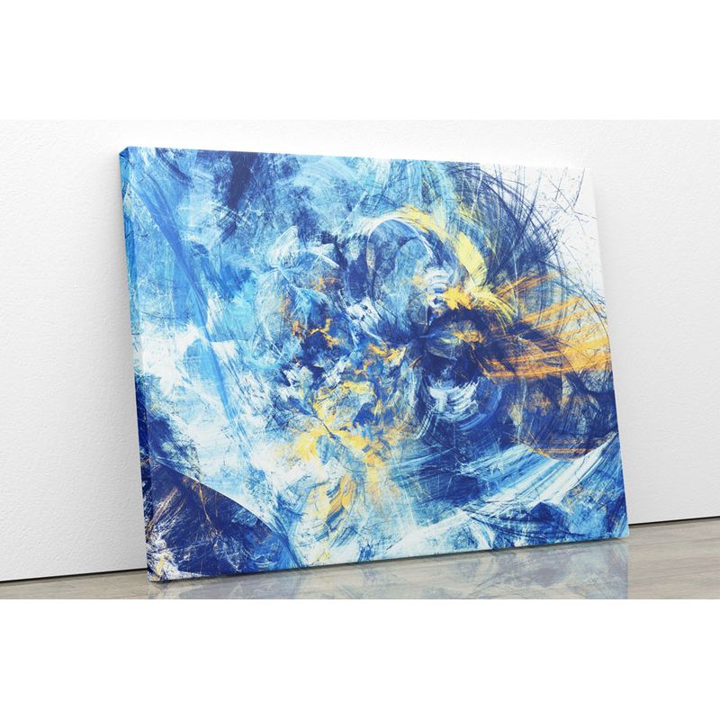 TAYRONA STORE - Cuadro En Lienzo Para La Sala Abstracto 158 50x40cm