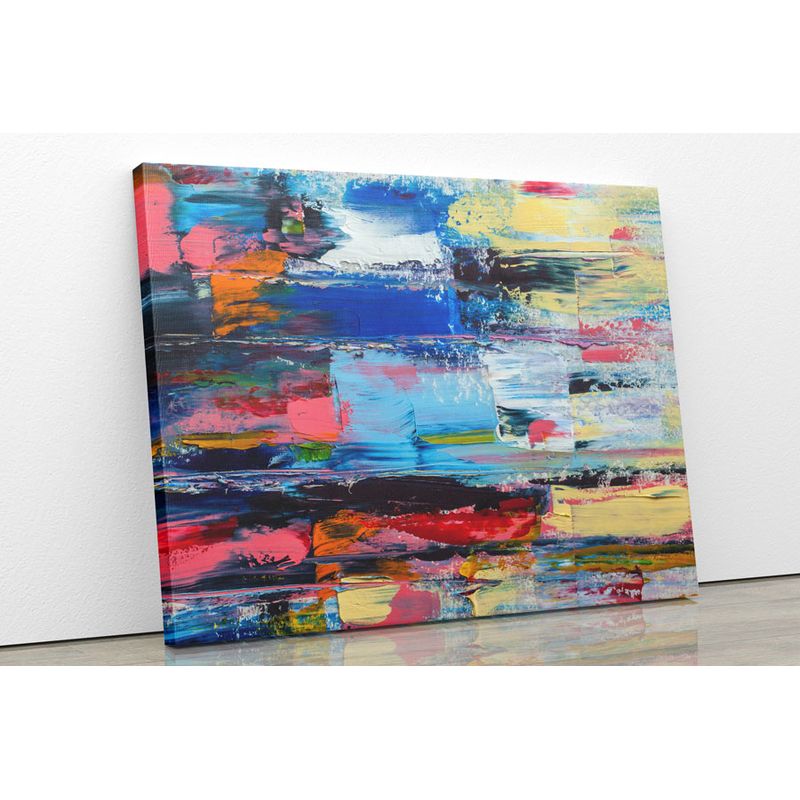 TAYRONA STORE - Cuadro En Lienzo Para La Sala Abstracto 159 50x40cm