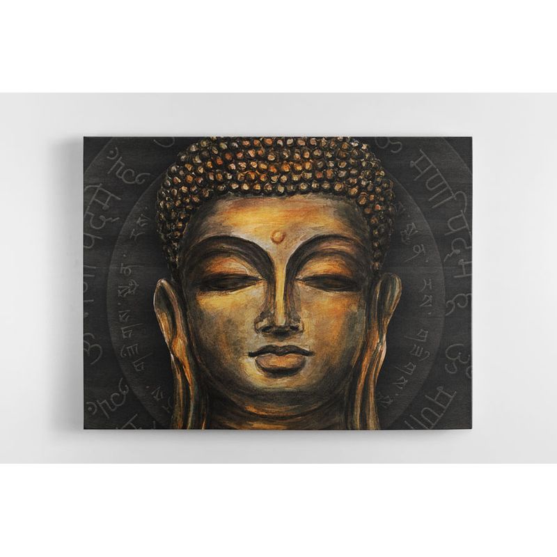 TAYRONA STORE - Cuadro En Lienzo Para La Sala Budda 59 50x40cm