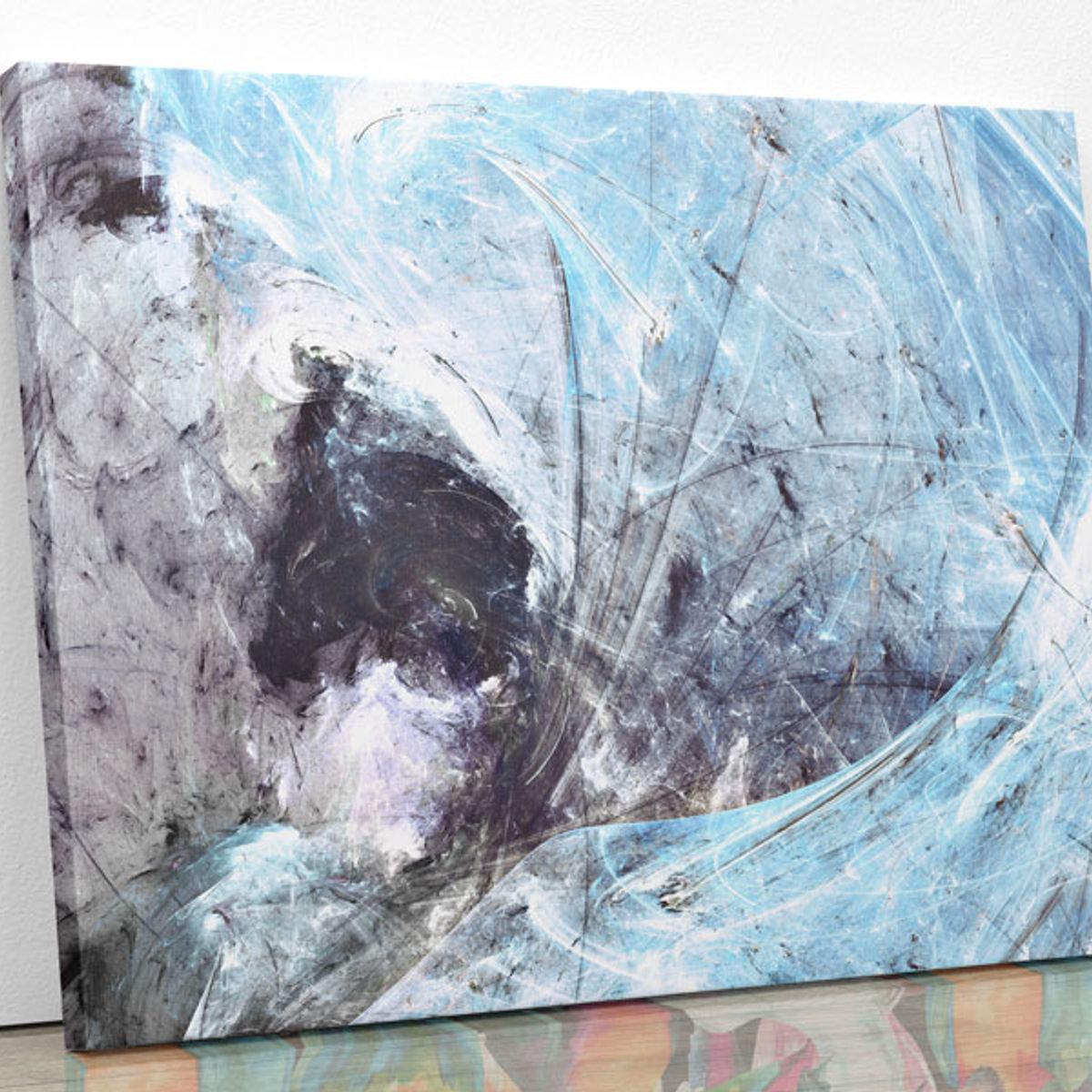 TAYRONA STORE - Cuadro En Lienzo Para La Sala Abstracto 141 50x40cm