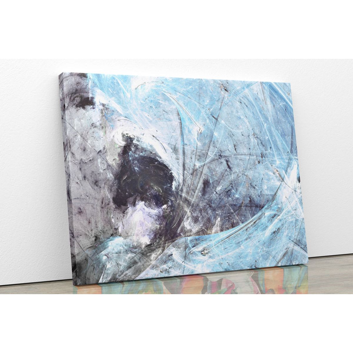 TAYRONA STORE - Cuadro En Lienzo Para La Sala Abstracto 141 50x40cm