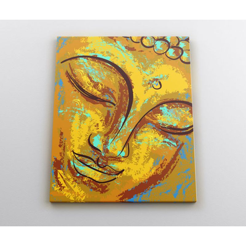 TAYRONA STORE - Cuadro En Lienzo Para La Sala Budda 66 100x135cm