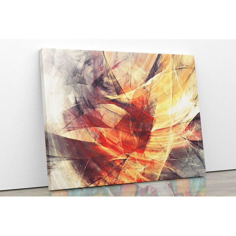 TAYRONA STORE - Cuadro En Lienzo Para La Sala Abstracto 142 50x40cm