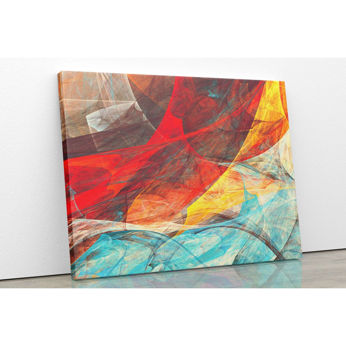 TAYRONA STORE - Cuadro En Lienzo Para La Sala Abstracto 168 100x80cm