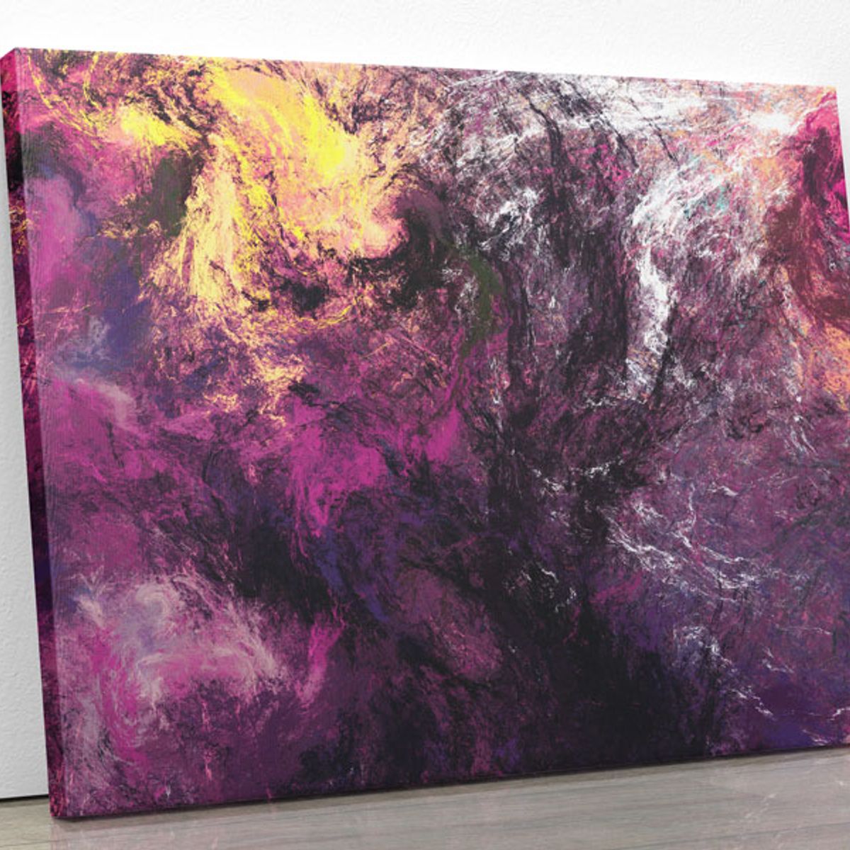 TAYRONA STORE - Cuadro En Lienzo Para La Sala Abstracto 153 125x100cm
