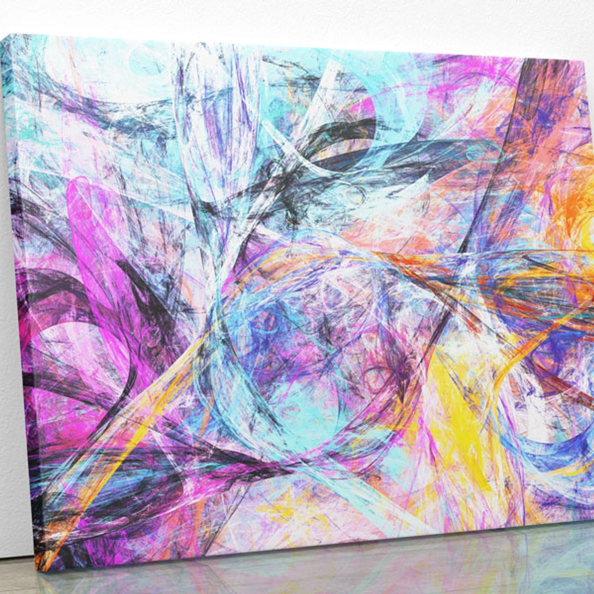 TAYRONA STORE - Cuadro En Lienzo Para La Sala Abstracto 174 50x40cm