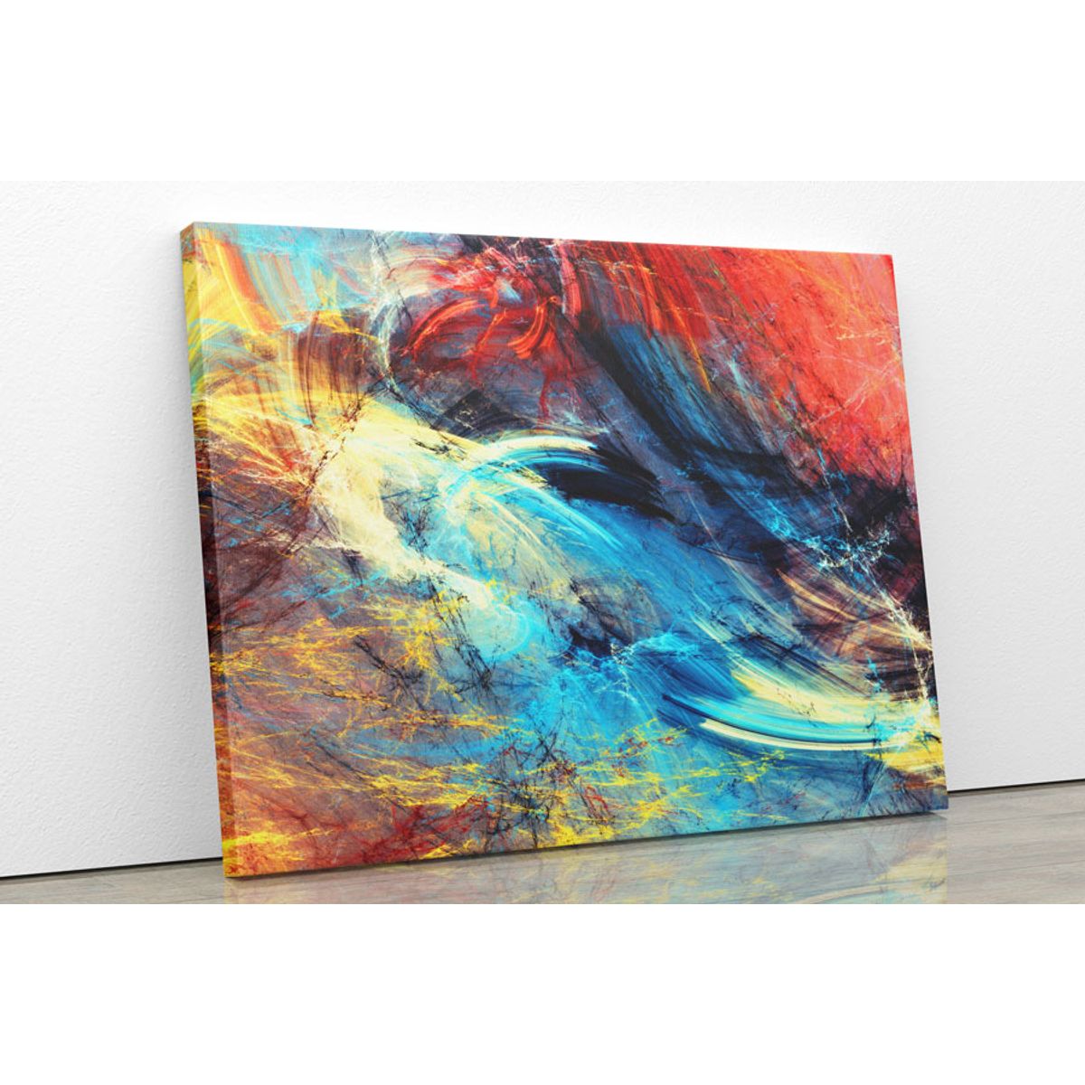 TAYRONA STORE - Cuadro En Lienzo Para La Sala Abstracto 175 75x60cm