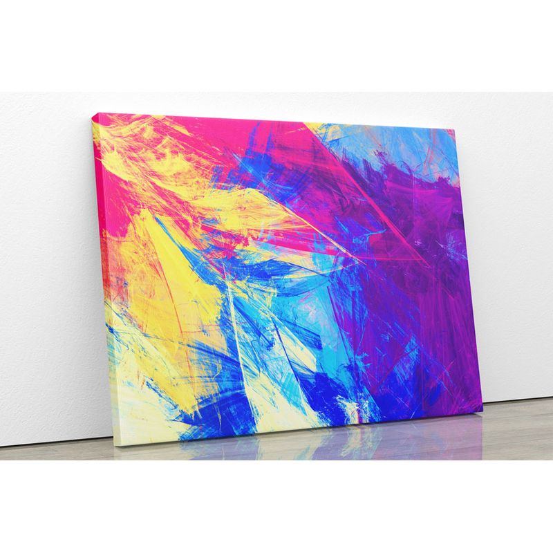 TAYRONA STORE - Cuadro En Lienzo Para La Sala Abstracto 157 50x40cm