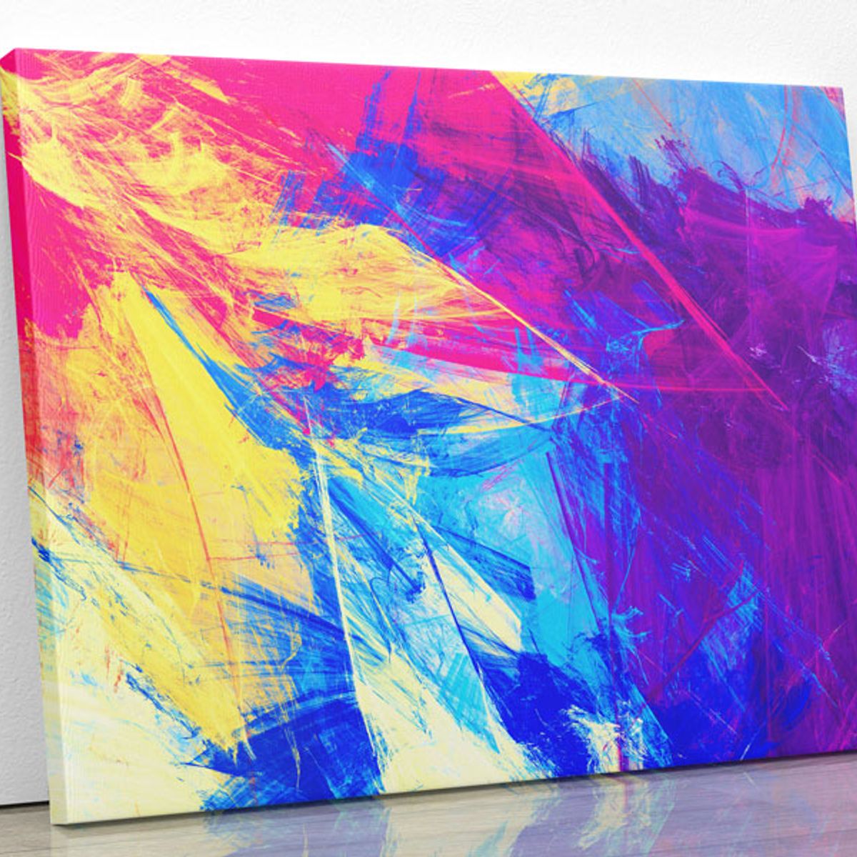 TAYRONA STORE - Cuadro En Lienzo Para La Sala Abstracto 157 125x100cm