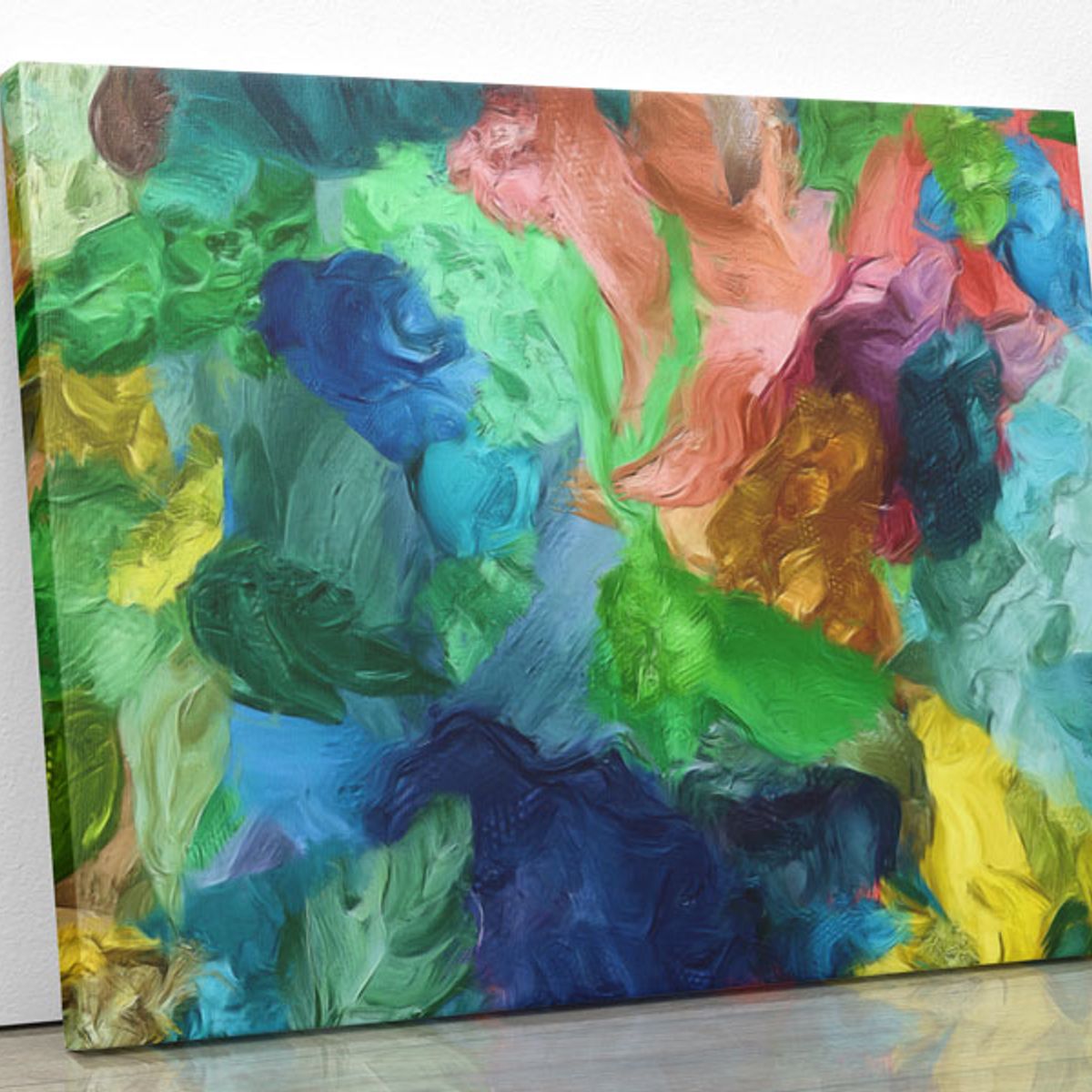 TAYRONA STORE - Cuadro En Lienzo Para La Sala Abstracto 160 50x40cm