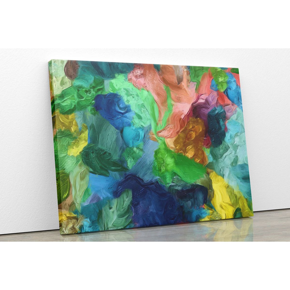 TAYRONA STORE - Cuadro En Lienzo Para La Sala Abstracto 160 50x40cm