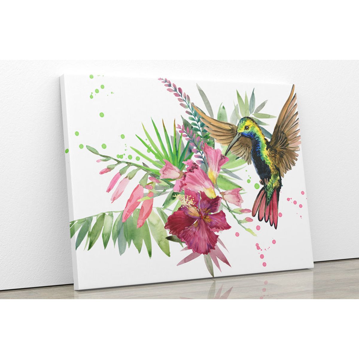 TAYRONA STORE - Cuadro En Lienzo Para La Sala Colibri 03 125x100cm