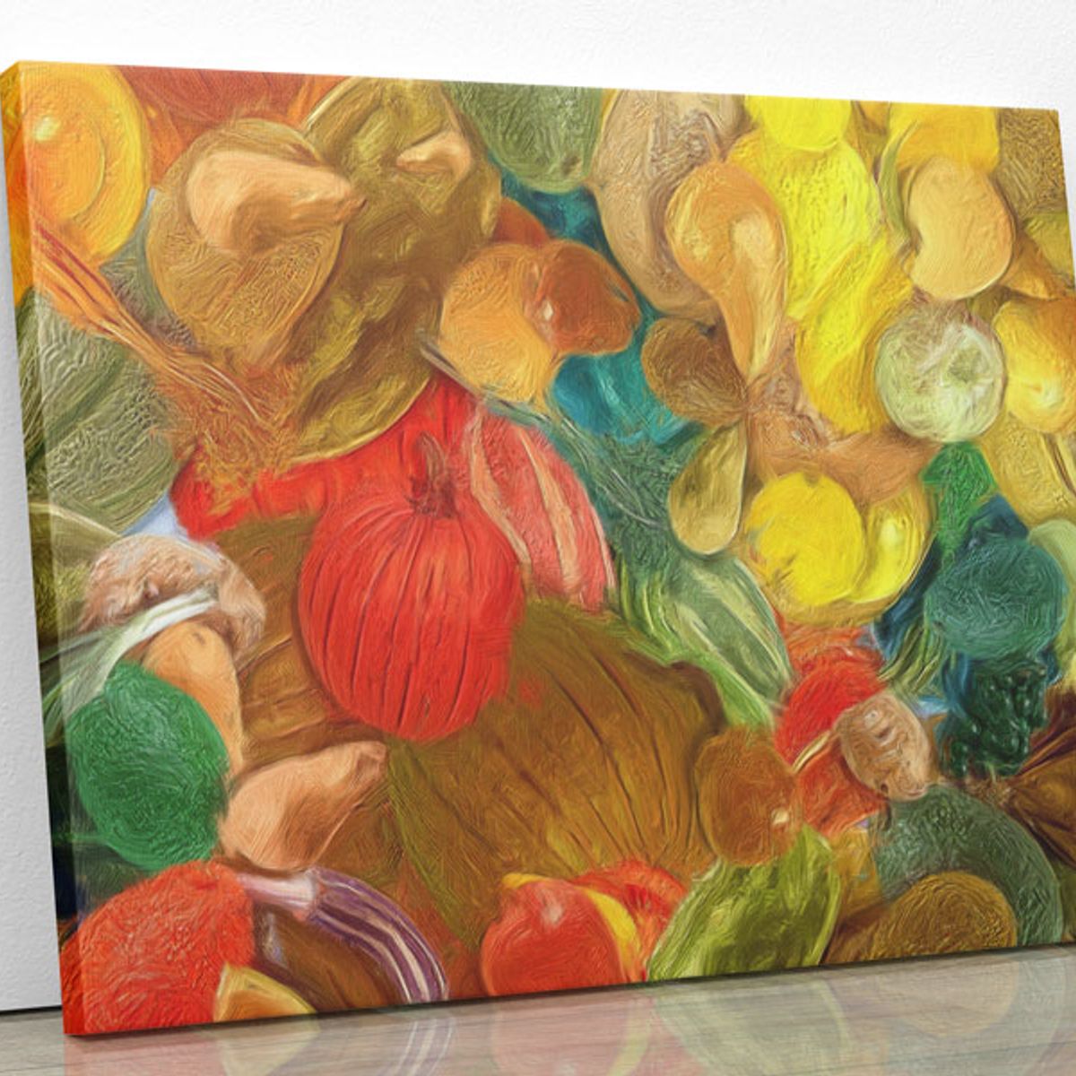 TAYRONA STORE - Cuadro En Lienzo Para La Sala Abstracto 166 125x100cm