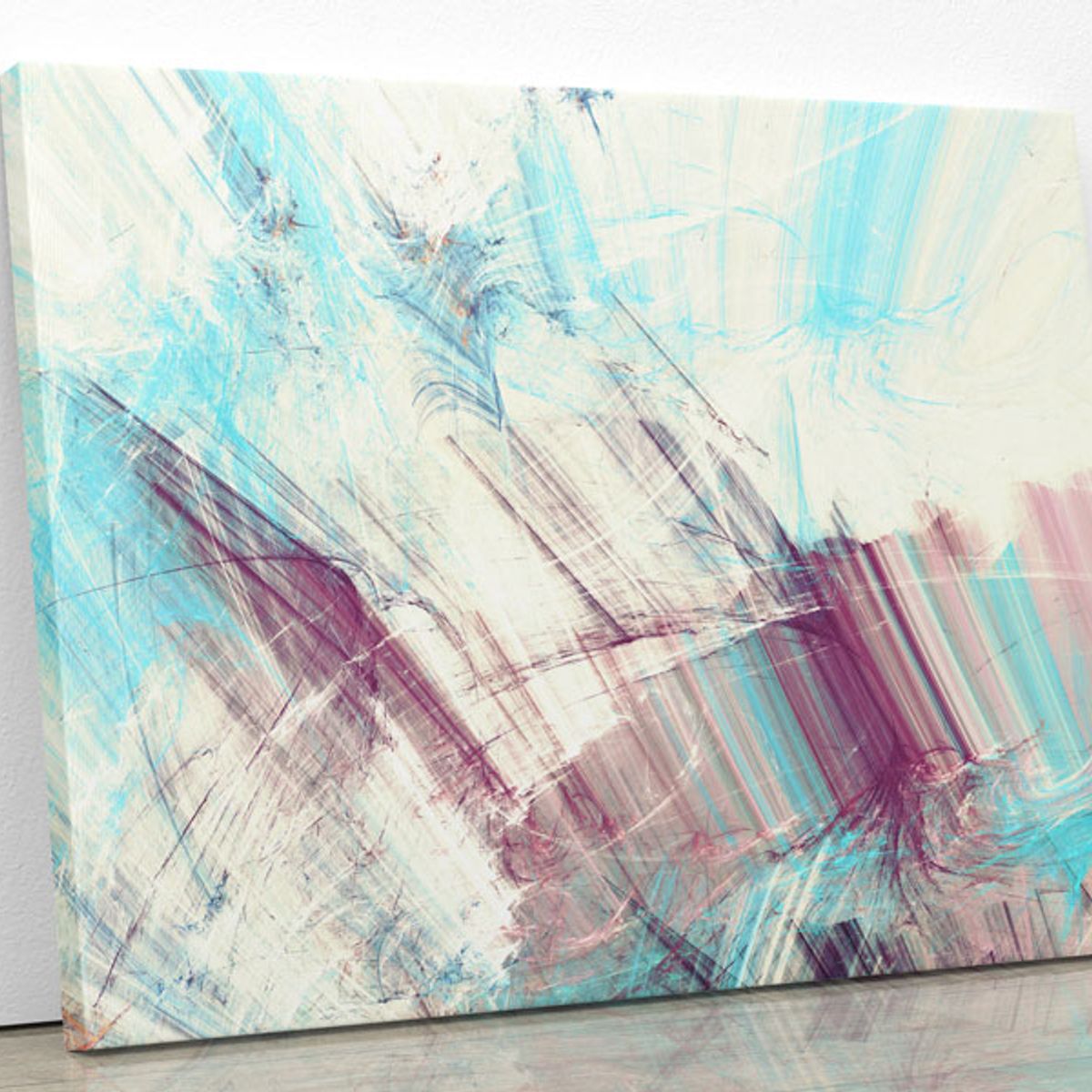 TAYRONA STORE - Cuadro En Lienzo Para La Sala Abstracto 181 100x80cm