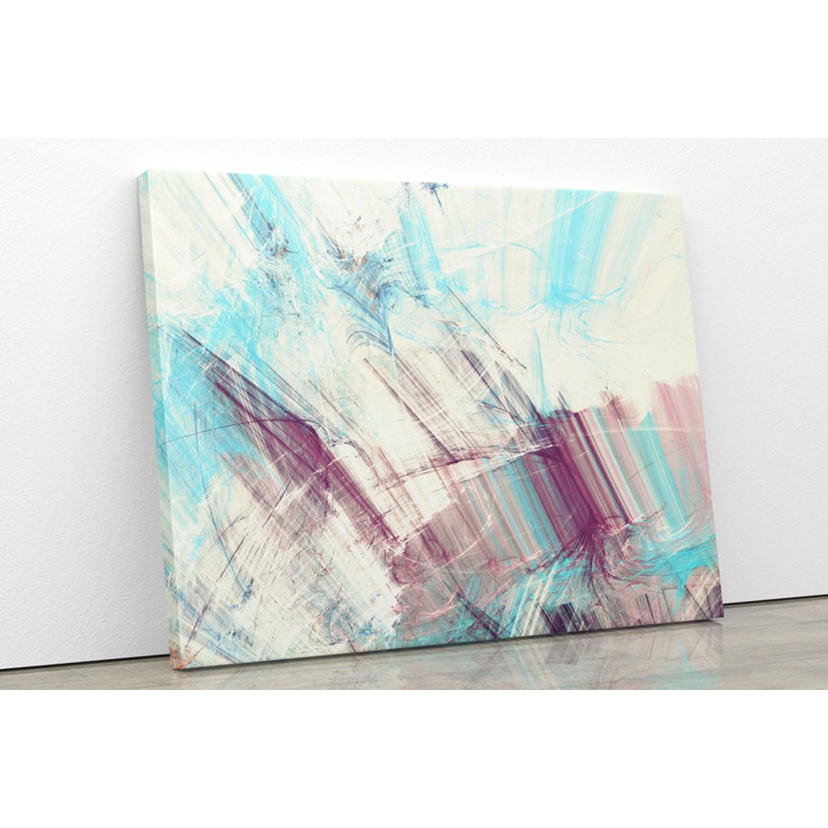 TAYRONA STORE - Cuadro En Lienzo Para La Sala Abstracto 181 100x80cm