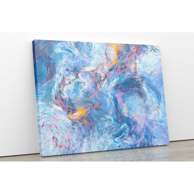 TAYRONA STORE - Cuadro En Lienzo Para La Sala Abstracto 183 50x40cm