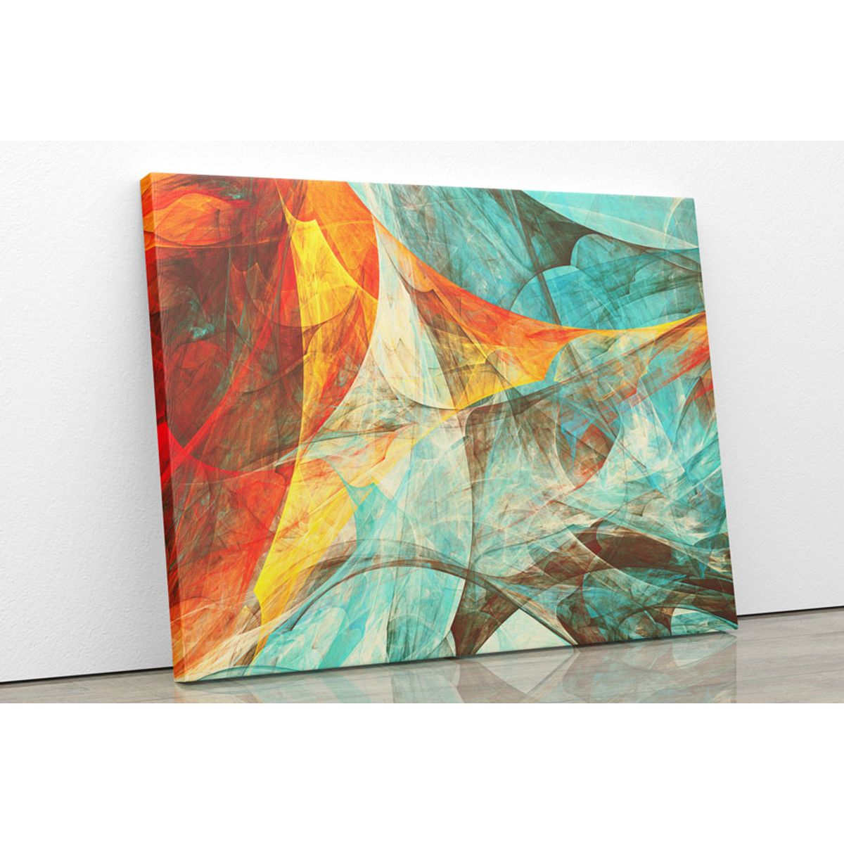 TAYRONA STORE - Cuadro En Lienzo Para La Sala Abstracto 184 75x60cm