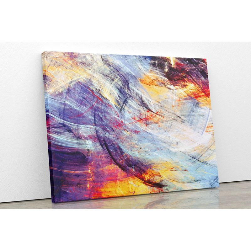 TAYRONA STORE - Cuadro En Lienzo Para La Sala Abstracto 186 50x40cm