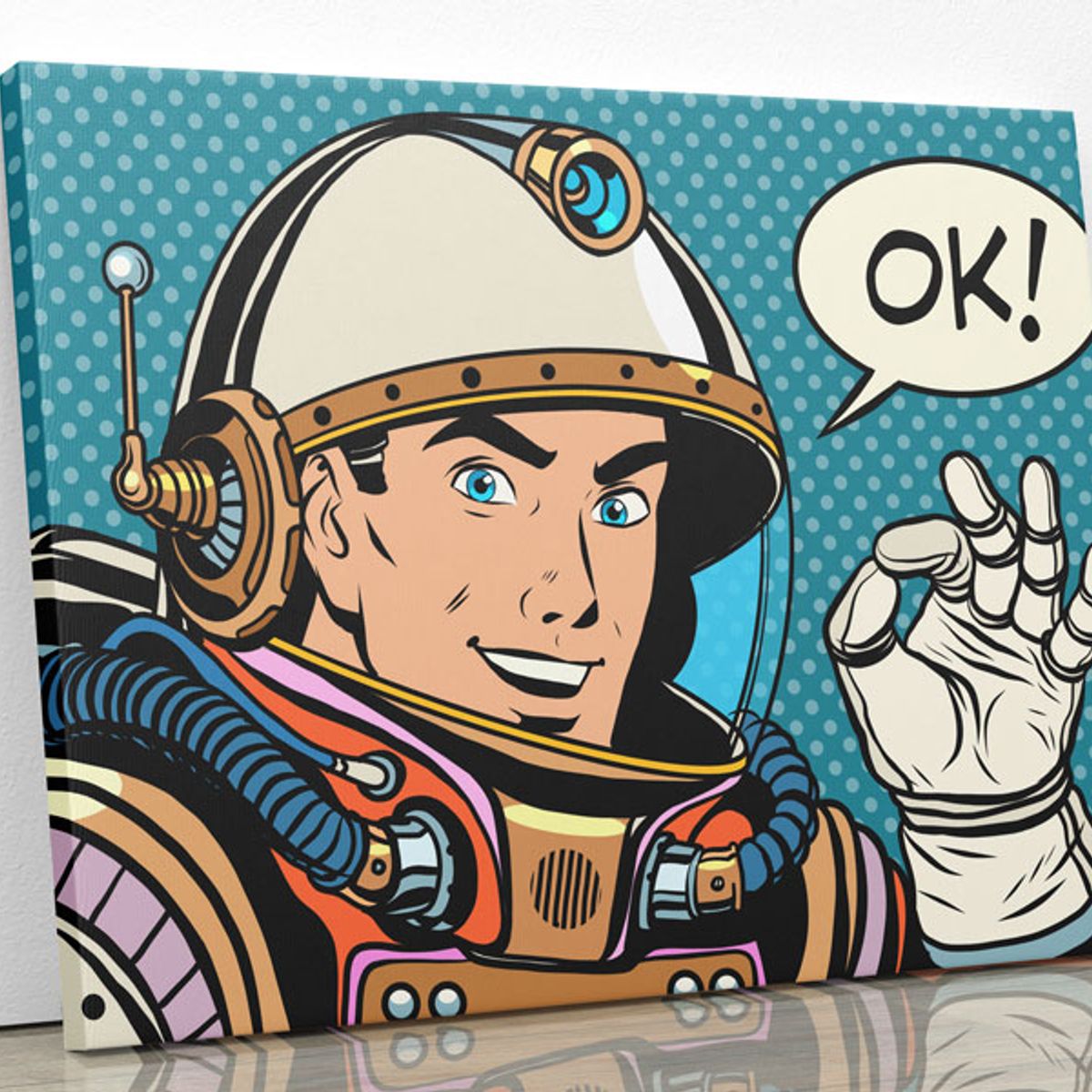 TAYRONA STORE - Cuadro En Lienzo Para La Sala Comic 14 125x100cm