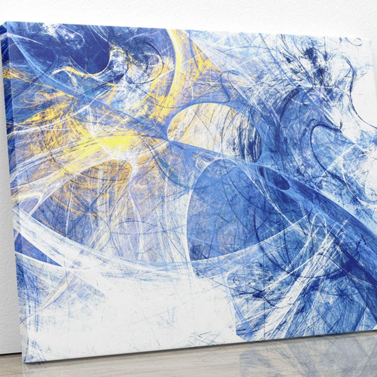 TAYRONA STORE - Cuadro En Lienzo Para La Sala Abstracto 188 100x80cm