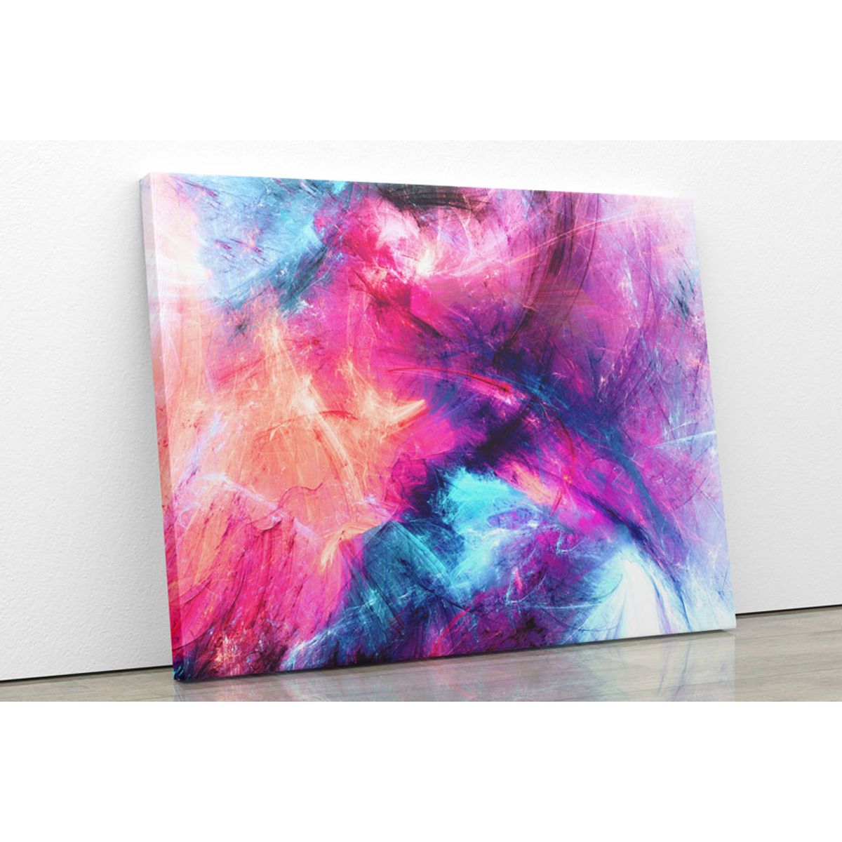 TAYRONA STORE - Cuadro En Lienzo Para La Sala Abstracto 193 100x80cm
