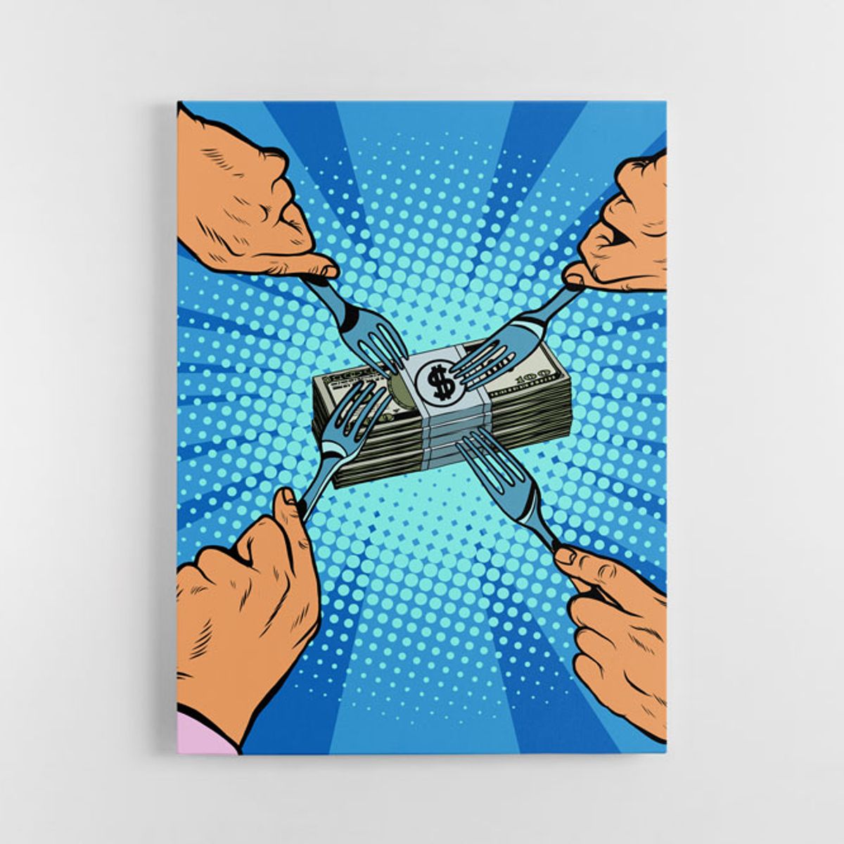 TAYRONA STORE - Cuadro En Lienzo Para La Sala Comic 24 75x100cm