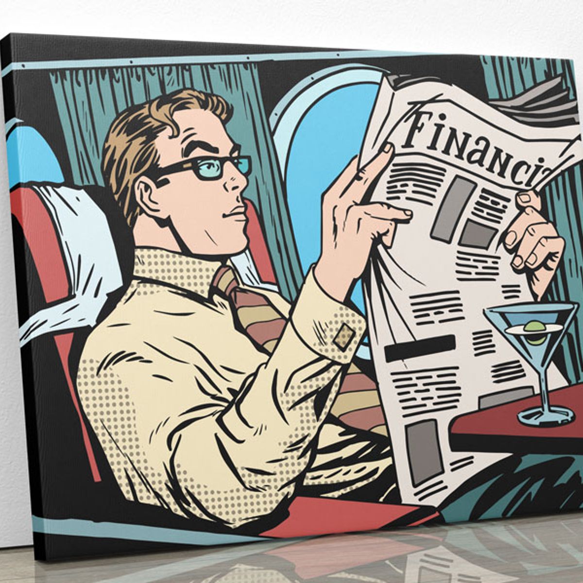 TAYRONA STORE - Cuadro En Lienzo Para La Sala Comic 27 100x75cm