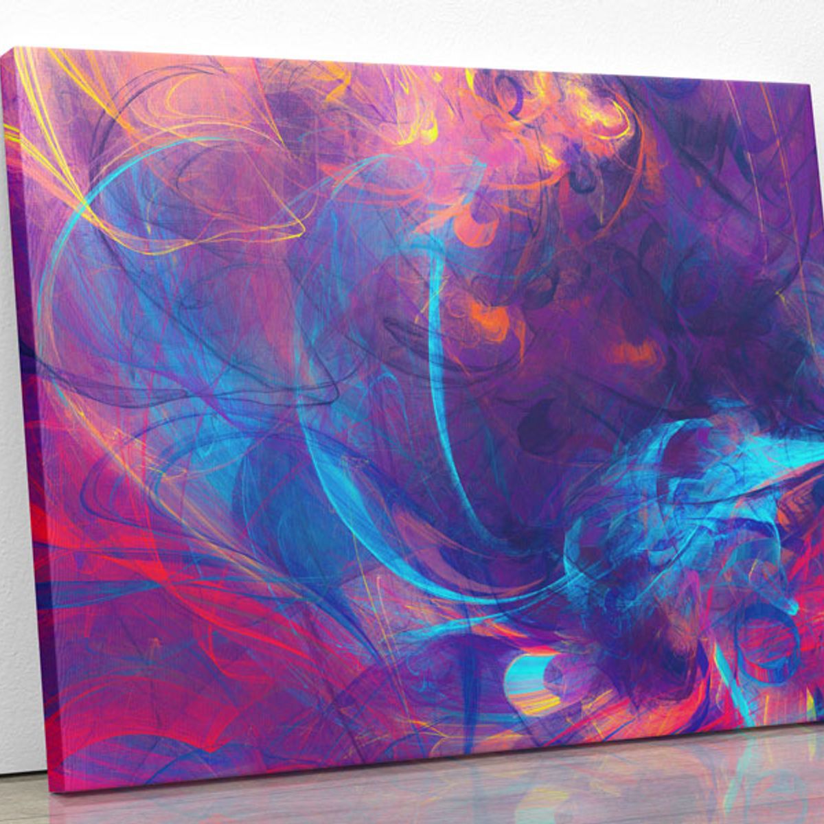 TAYRONA STORE - Cuadro En Lienzo Para La Sala Abstracto 197 125x100cm