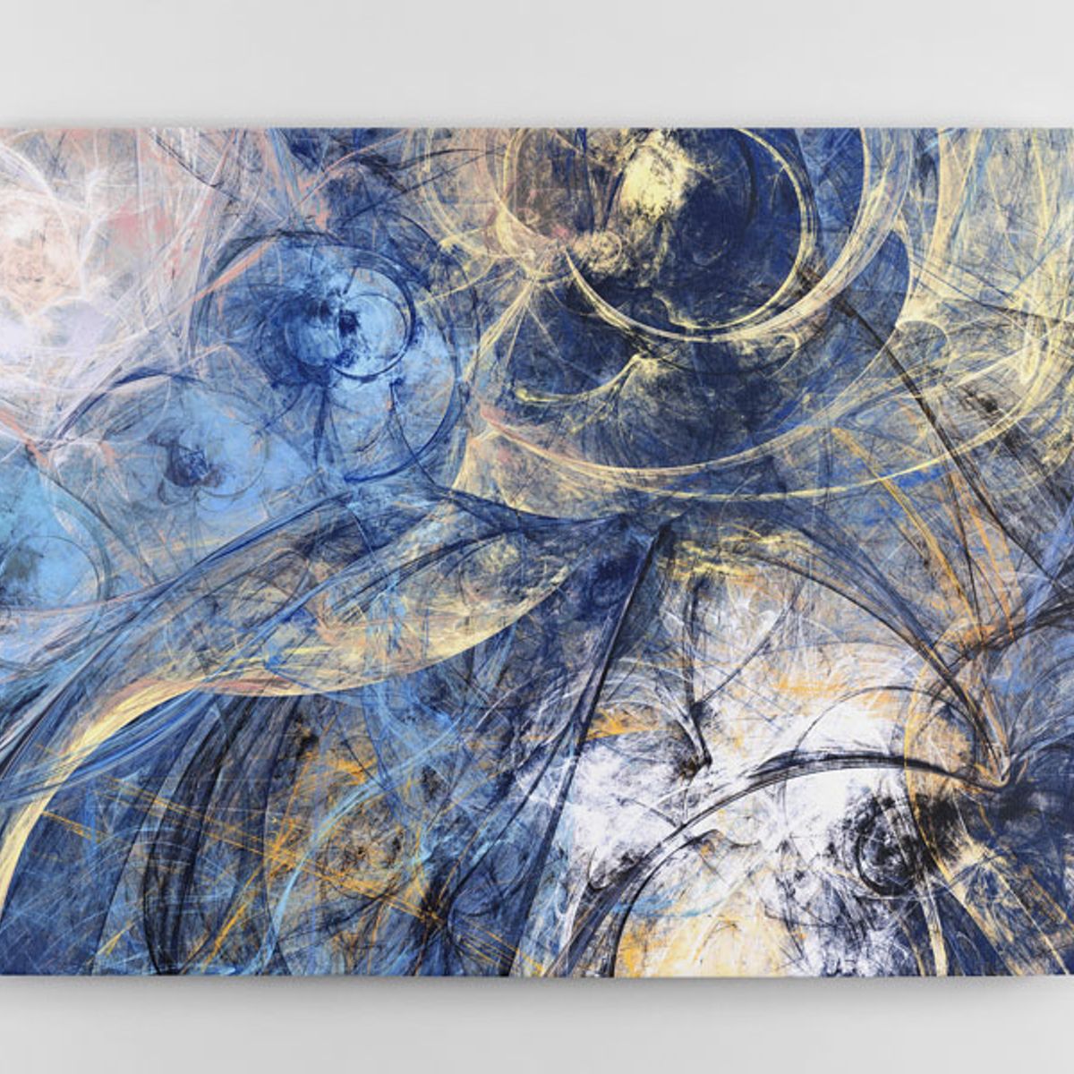 TAYRONA STORE - Cuadro En Lienzo Para La Sala Abstracto 211 100x80cm