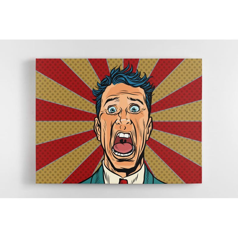 TAYRONA STORE - Cuadro En Lienzo Para La Sala Comic 61 80x60cm
