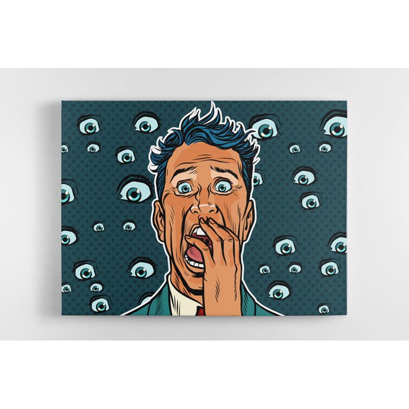 TAYRONA STORE - Cuadro En Lienzo Para La Sala Comic 64 80x60cm