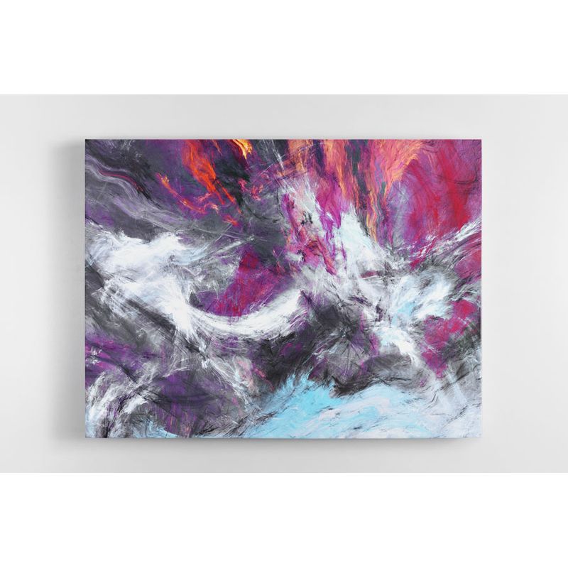 TAYRONA STORE - Cuadro En Lienzo Para La Sala Abstracto 218 125x100cm