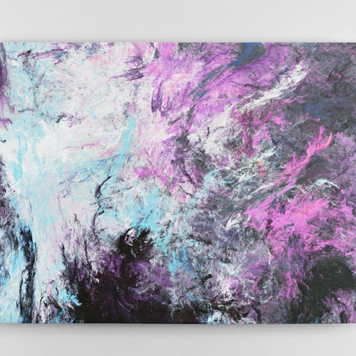 TAYRONA STORE - Cuadro En Lienzo Para La Sala Abstracto 207 75x60cm