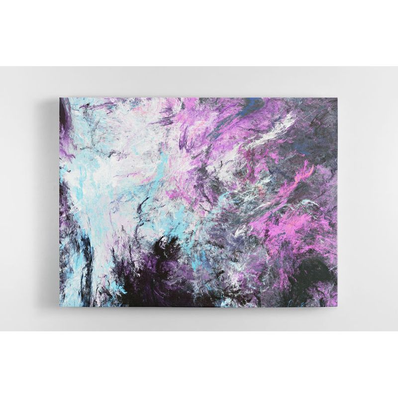TAYRONA STORE - Cuadro En Lienzo Para La Sala Abstracto 207 75x60cm